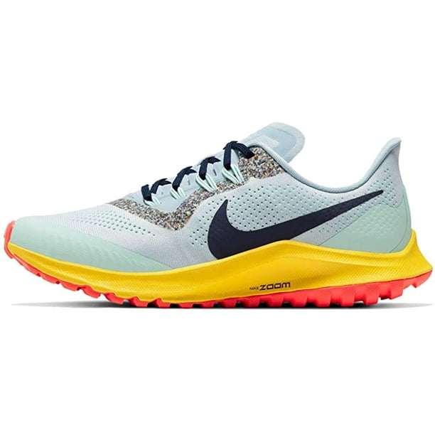 Nike Women's Air Zoom Pegasus 36 Trail Running Shoe, Aura/Blue, 9.5 B(M) US