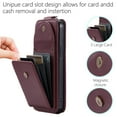 thumbnail image 2 of TECH CIRCLE For iPhone 13 Pro Max Wallet Case with Card Holder,PU Leather Flip Kickstand Magnetic Clasp Durable Shockproof Protective Phone Case for Apple iPhone 13 Pro Max 6.7" 2021,Winered, 2 of 5