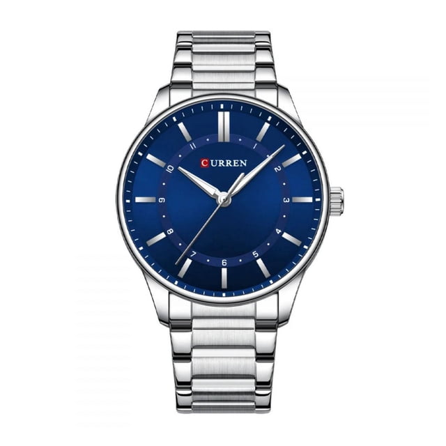 Curren Reloj KREd701903 Hombre Plateado