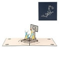 thumbnail image 2 of JZROCKER Basketball Card 3D Football Baseball Popup Card for Birthday Anniversary, 2 of 9