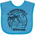 thumbnail image 3 of Inktastic Summer Vacation Mode St. Augustine Beach Florida Boys or Girls Baby Bib, 3 of 4