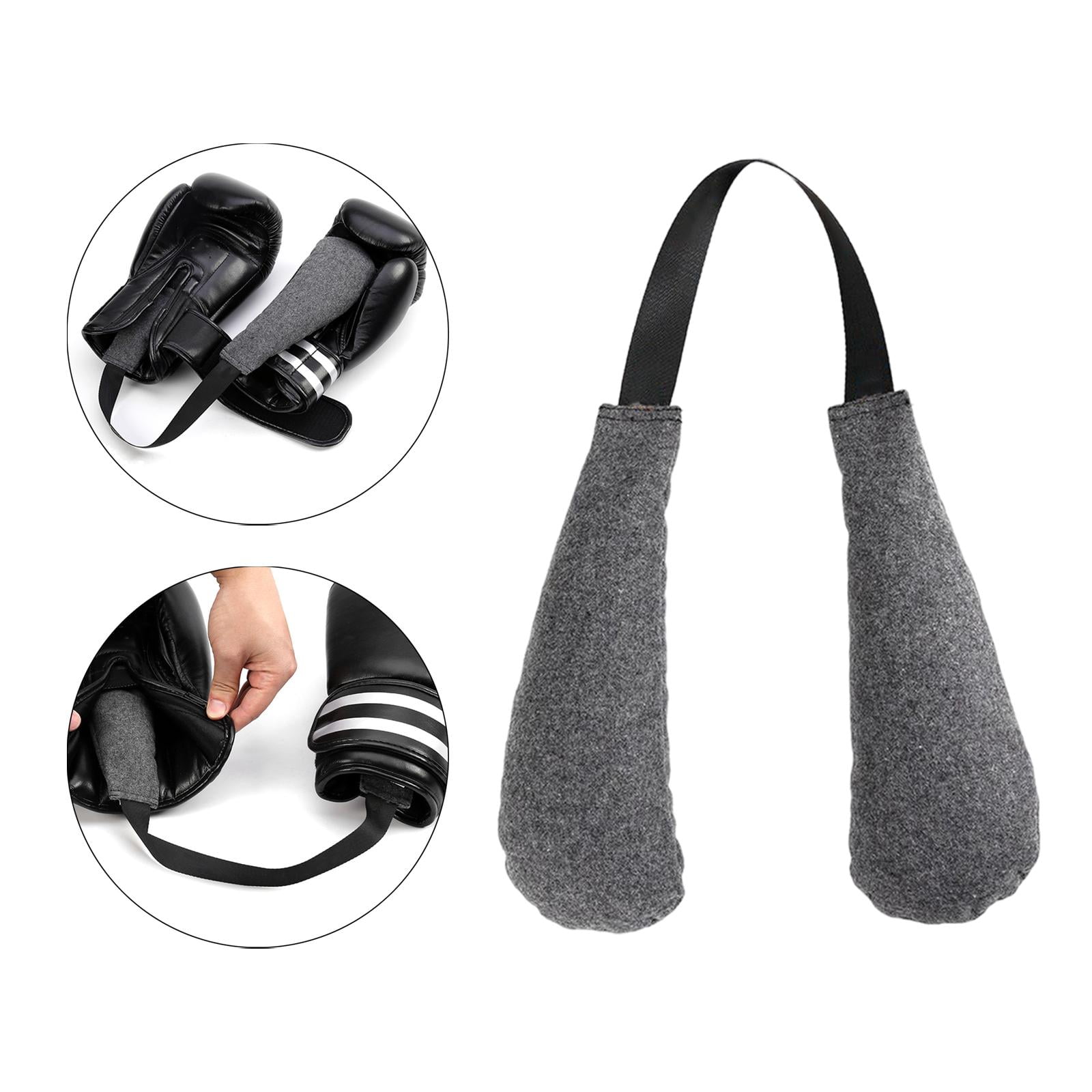 DimyFew 1Pcs Boxing Gloves Cleaning Gray Leaves Gloves Fresh Sweat Absorber Professional