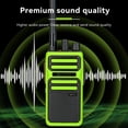 thumbnail image 4 of Radios bidireccionales Retevis RB17A de largo alcance con batería de 2200 mAh, 4 of 9