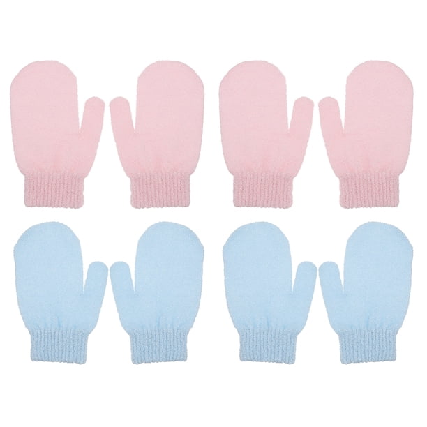 Guantes de cementerio de baño de 8 piezas Guantes de baños engrosados Guantes exfoliantes de baños Mittens