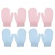 thumbnail image 1 of Guantes de cementerio de baño de 8 piezas Guantes de baños engrosados ​​Guantes exfoliantes de baños Mittens, 1 of 8