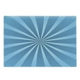 thumbnail image 1 of Vintage Blue Cutting Board, Hypnotic Radial Pattern with Blue Ombre Style Colored Striped Pattern, Decorative Tempered Glass Cutting and Serving Board, Large Size, Blue and Pale Blue, by Ambesonne, 1 of 1