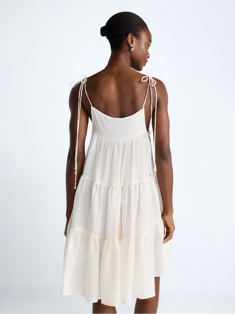 Scoop Womens Flowy Tier Mini Dress, Sizes Xs-xxl