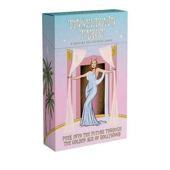 Tinseltown Tarot: A Look Into Your Future Through the Golden Age of Hollywood, (Hardcover)