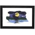 thumbnail image 1 of Artistic Reflections JG003 Impression d'Art Encadrée 21 x 14 Po - Appels du Soir, 1 of 1