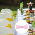 thumbnail image 5 of Uxcell 14"x5" Stretch Chair Sashes Bows Chair Bands Sashes with Buckle Slider Pink 10 Pack, 5 of 5