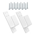 thumbnail image 2 of Soportes de barrera de puerta BLESIY 2x4 paquete de 2 con tornillos soporte de barra abierta, 2 of 7