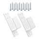 thumbnail image 2 of Soportes de Barrera de Puerta Perfecl para Barra de Seguridad Blanco, 2 of 7