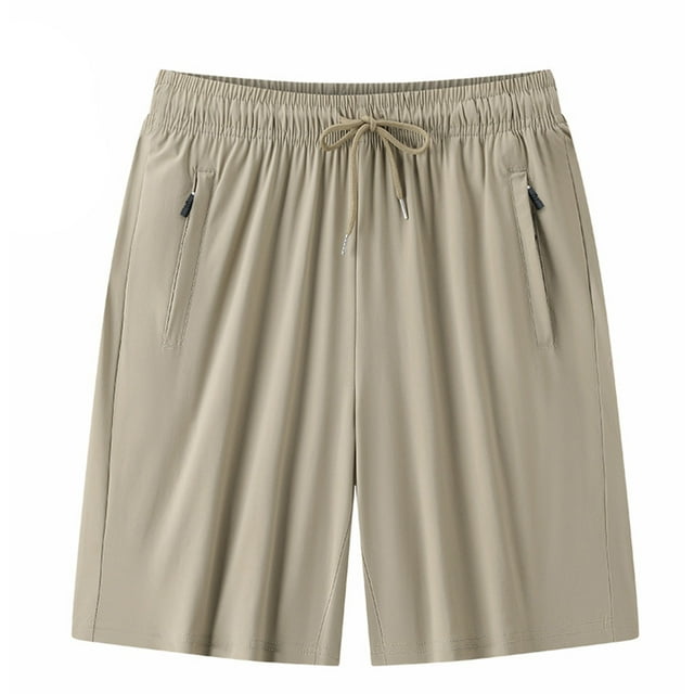 toraway Men's Gym Workout Shorts Lightweight Athletic Training Running Hiking Jogger With Zipper Pockets XXXL