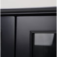 thumbnail image 2 of HomeStock Rustic Arrow Black Glass Door Accent and Display Cabinet, Wood, 2 of 5