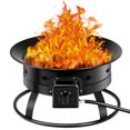 thumbnail image 1 of Gymax Portable Propane Outdoor Gas Fire Pit W/ Cover & Carry Kit 19-Inch 58,000 BTU, 1 of 10