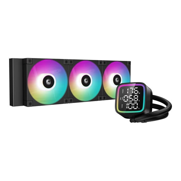 Deepcool LD360 - Processor liquid cooling system - Radiator Size: 120 mm - (for: LGA1155, LGA1150, LGA1151, AM4, LGA1200, LGA1700, AM5) - 120 mm - black