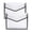 White, variant on BIZHUA File Folder White 37x28cm, 2 Pocket Paper Organizer for Office, Professional Presentation Folder for Home