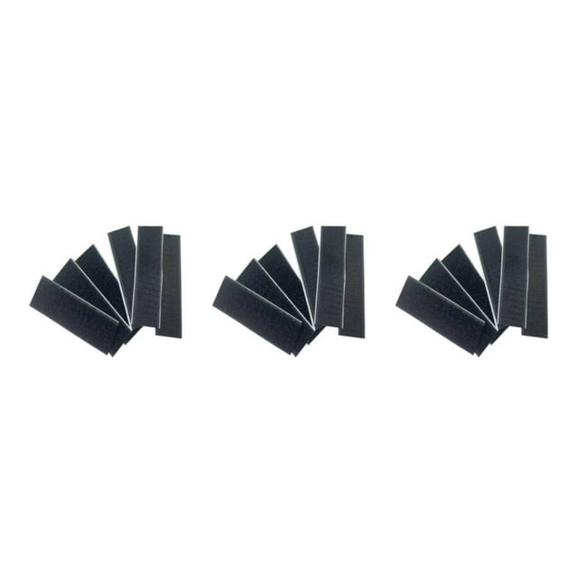 Moyic Cinta autoadhesiva para madre e hijo: correa de hebilla adhesiva de doble cara multifuncional, duradera, fácil de usar, negra, Type1 NO1