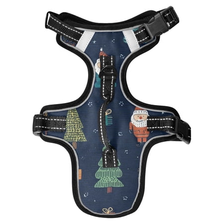 Pet Vest For Walking With Handle Adjustable Reflective Dog Cat Harness Christmas and Gifts