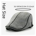 thumbnail image 5 of Knit Newsboy Cap PU Leather Flat Cap Adjustable Beret Cap Newsies Hat Driving Gatsby Hat Mens Beret Hat ,Easy to Wear, 5 of 6