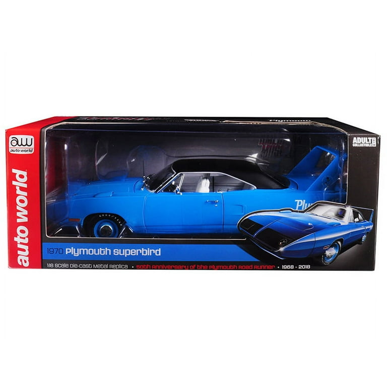 1970 Plymouth Superbird Petty Blue with Black Top 50th