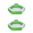 thumbnail image 1 of Summer Waves 80in x 18in Inflatable Hexagon Swimming Pool w/ Cup Holder (2 Pack), 1 of 4