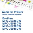 thumbnail image 5 of LC3019 XL Compatible Ink Cartridge Replacement for Brother LC3019 LC3017 XL LC3017 Work with Brother MFC-J5330DW MFC-J6730DW MFC-J6930DW MFC-J6530DW MFC-J5335DW, 5 of 6