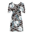 thumbnail image 4 of FcBaudy Camisole Sans Manches Robe Col en V, Robes d'Été pour Femmes, Robes Sans Manches Imprimées à Bretelles Mode Robe pour Femmes, 4 of 5
