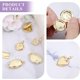 thumbnail image 4 of 6 colgantes de latón con forma de marco de fotos y 6 estilos, para medallón de recuerdo, para collares y joyas., 4 of 7