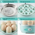thumbnail image 4 of Elite Gourmet EGC115M - Cocina de huevos eléctrica de 7 huevos, suave, mediano, duro con apagado automático, taza de medición incluida, sin BPA, menta retro, 4 of 5