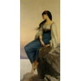 thumbnail image 2 of Lefebvre, Jules Joseph 11x18 Black Ornate Wood Framed with Double Matting Museum Art Print Titled - Graziella, 2 of 4