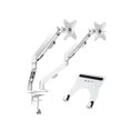 thumbnail image 1 of Monitor Arm + Laptop Holder Full Dynamic Stand For 10-16" Laptops And 13-32" Computers LED LCD Screen Supports Tilt And Rotation ,Easy to Use, 1 of 6