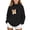Black-bhd, variant on Mnyotv Girls Cat Pouch Sweatshirt Fleece Lined Long Sleeve Hoodless Pullover Sweatshirts with Pet Pockets Size 11-12 Years