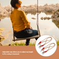 thumbnail image 3 of HLONK 2 Pcs Tree Swing Rope Lanyard Straps for Swings Branch Kit Extension Hammock Hanging Porch, 3 of 6