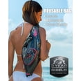 thumbnail image 6 of TUSA Sport Adult Serene Mask and Dry Snorkel Combo, Fishtail Blue, 6 of 6