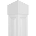thumbnail image 5 of Ekena Millwork 12"W x 9'H Craftsman Classic Square Non-Tapered, Double Raised Panel Column, Standard Capital & Standard Base, 5 of 9