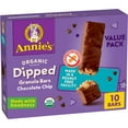 thumbnail image 3 of (2 pack) Annie's Organic Dipped Granola Bars, Chocolate Chip, Peanut Free, 10 Bars, 9.2 oz, 3 of 9