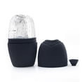 thumbnail image 1 of Vogacara Molde de cubitos de hielo para la cara, línea fina, hinchamiento de ojos, bola de glaseado Facial, molde rodante, masajeador de contorno Tratamientos faciales Negro Vogacara CE013468-06, 1 of 6