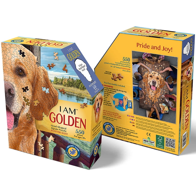Madd Capp: I Am Golden - 550 Piece Puzzle - Dog Shaped Animal