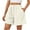 Z01-Beige, variant on GEWSEY Women's Soft Knit Elastic Waist Casual Bermuda Shorts with Drawstring (White, M)