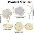 thumbnail image 2 of Flower Makeup Mirror Stand Mirror Stand Mirror Portable Flower Portable Vintage for DIY, 2 of 9