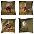 thumbnail image 1 of EREHome Dachshund Reversible Mermaid Sequin Pillow Case 18x18 inches, 1 of 3