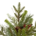 thumbnail image 2 of Vickerman 30" Cibola Mixed Berry Artificial Christmas Wreath with 50 Clear Lights, 2 of 4