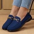 thumbnail image 6 of Mepaouo Women's Slip on Loafers Comfortable Dressy Walking Flats Suede Driving Work Moccasins Shoes, 6 of 8