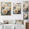 thumbnail image 4 of Designart "Blissful Mums In Soft Garden Colors" Mums Floater Framed Wall Decor, 4 of 5