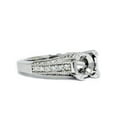 thumbnail image 2 of Pave Diamond Engagement Semi Mount Ring 14K White Gold Setting, 2 of 2