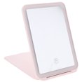 thumbnail image 1 of GOOHOCHY Espejo de maquillaje plegable único con USB, espejo con luz táctil, espejo de escritorio para dormitorio, 1 of 8