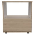 thumbnail image 4 of Mesa Noche Camel Rovere/Blanco Madera Aglomerada Excelsior, 4 of 5