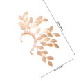 thumbnail image 2 of unbranded Ear Cuff Metal Dorado Estilo Vintage Para Mujer Sin Necesidad De Perforación, 2 of 8