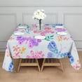 thumbnail image 3 of Butterfly Square Tablecloth 42x42in-Waterproof Polyester Printed Table Cover, Wrinkle Resistant & Washable for Kitchen Dining Picnic Party Decor, Buffet Table, Holiday Party, Dinner, Wedding, 3 of 6